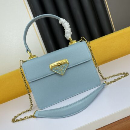 Prada organ bag light blue size: 20*15*5cm