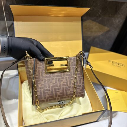 Fendi way Double F-buckle size: 20*9*17cm