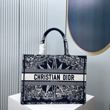 Dior book tote Pattern embroidery m1296 size: 36*27.5*16.5cm