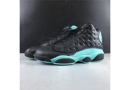 JORDAN 13 RETRO BLACK ISLAND GREEN